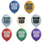 11MET 11" Metallic Latex Balloons with custom imprint